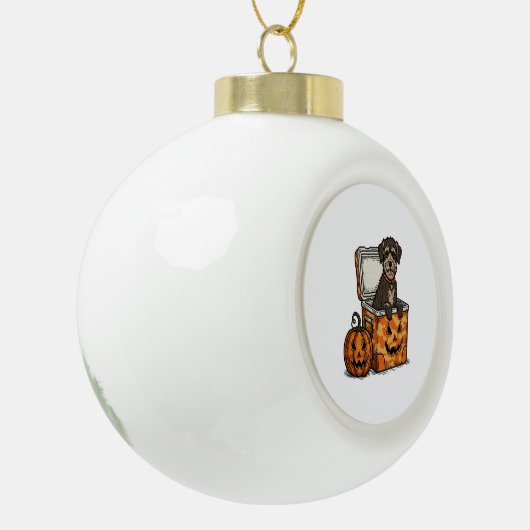 Boykin Spaniel Halloween Keramische Bal Ornament (Links)