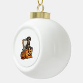 Boykin Spaniel Halloween Keramische Bal Ornament (Rechts)
