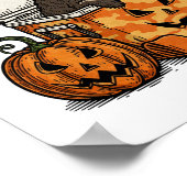 Boykin Spaniel Halloween Poster (Hoek)