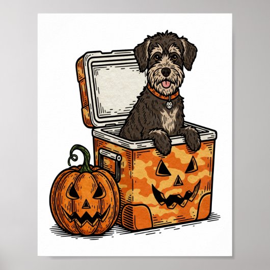 Boykin Spaniel Halloween Poster (Voorkant)