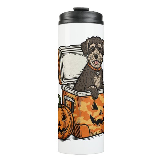 Boykin Spaniel Halloween Thermosbeker (Voorkant)