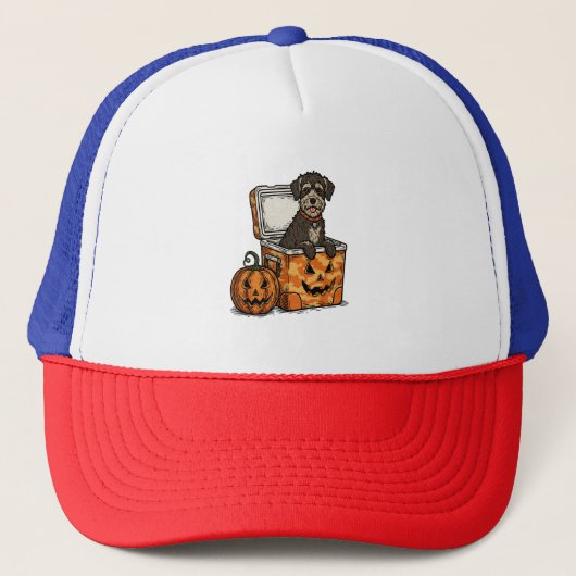 Boykin Spaniel Halloween Trucker Pet (Voorkant)