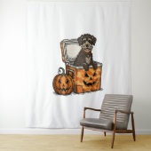 Boykin Spaniel Halloween Wandkleed (In situ)