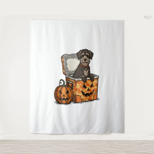 Boykin Spaniel Halloween Wandkleed (Voorkant)