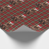 Boykin Spaniel Hond Grappig Vakantie Geplaagd Kers Cadeaupapier (Hoek)