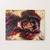 Boykin Spaniel Hond Portret Acryl Art Print Hond Legpuzzel (Horizontaal)