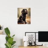 Boykin Spaniel Hondenkunst Print Poster (Thuiskantoor)