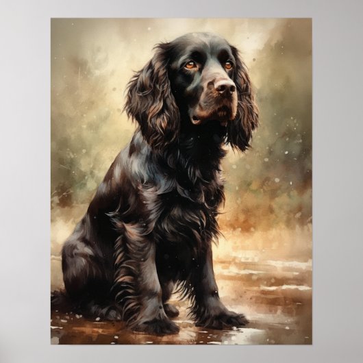 Boykin Spaniel Hondenkunst Print Poster (Voorkant)