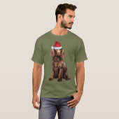 Boykin Spaniel Hondenliefhebber Funny Christmas T-shirt (Voorkant volledig)