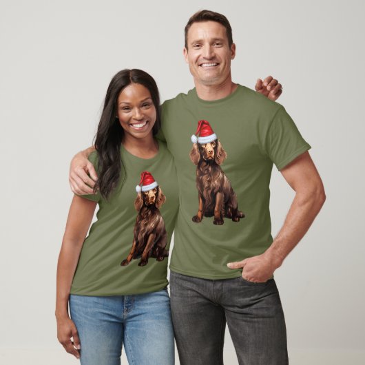Boykin Spaniel Hondenliefhebber Funny Christmas T-shirt (Unisex)