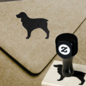 Boykin Spaniel Hondenras Silhouette Rubberstempel