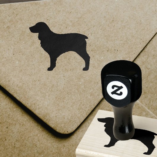 Boykin Spaniel Hondenras Silhouette Rubberstempel