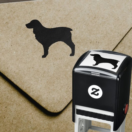 Boykin Spaniel Hondenras Silhouette Zelfinktende Stempel