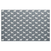 Boykin Spaniel Hondenras Silhouettes Patterned Stof (Fat Quarter)