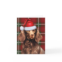Boykin Spaniel Kersthond Red Plaid Kerstmis