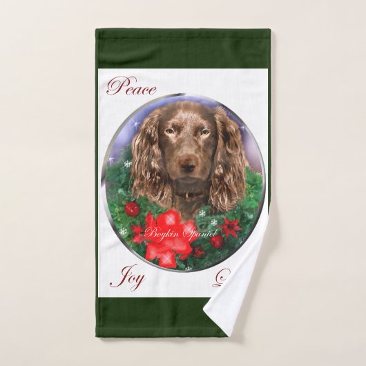 Boykin Spaniel Kerstmis Bad Handdoek (Handdoek)