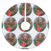 Boykin Spaniel Kerstmis Kerstboom Rok (Voorkant)
