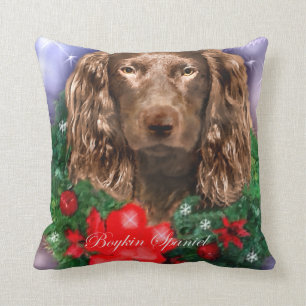 Boykin Spaniel Kerstmis Kussen