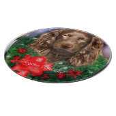 Boykin Spaniel Kerstmis Snijplank (Hoek)