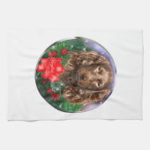 Boykin Spaniel Kerstmis Theedoek (Horizontaal)