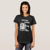 Boykin Spaniel kisses fix everything  1 T-shirt (Voorkant volledig)