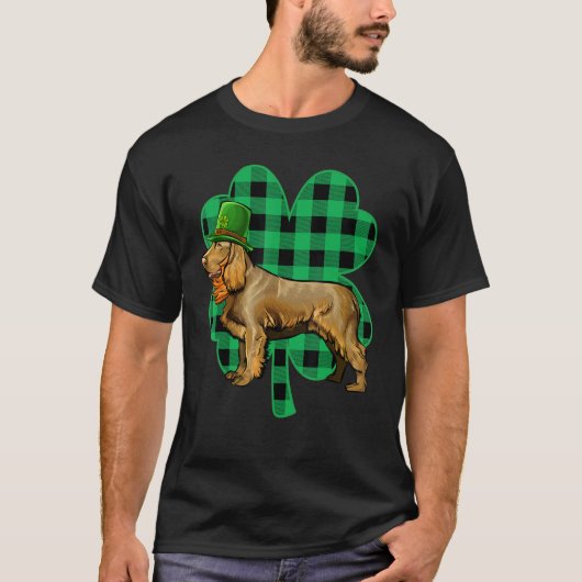 Boykin Spaniel Leprechaun St Patricks Day Lucky C T-shirt (Voorkant)