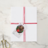 Boykin Spaniel met kerstcadeaus Cadeaulabel (Met Touw)