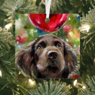Boykin Spaniel Puppy Ornament Kerstmis "Wish"