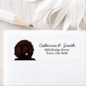 Boykin Spaniel Return Address Etiket (Insitu)