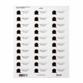 Boykin Spaniel Return Address Etiket (Full Sheet)