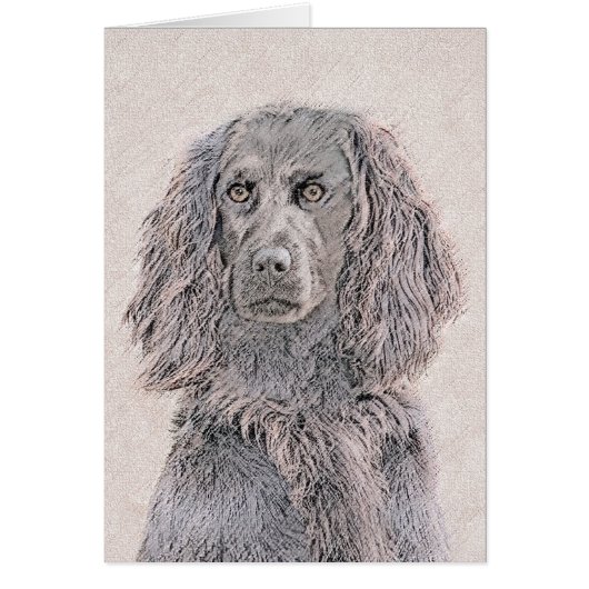 Boykin Spaniel Schilderen - Kute Original Dog Art (Voorkant)