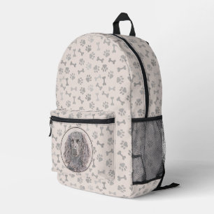 Boykin Spaniel Schilderen - Kute Original Dog Art Bedrukte Rugzak