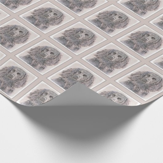 Boykin Spaniel Schilderen - Kute Original Dog Art Cadeaupapier (Hoek)