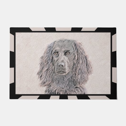 Boykin Spaniel Schilderen - Kute Original Dog Art Deurmat (Voorkant)