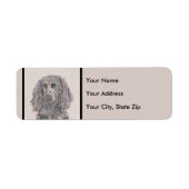 Boykin Spaniel Schilderen - Kute Original Dog Art Etiket (Voorkant)