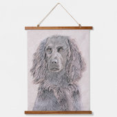 Boykin Spaniel Schilderen - Kute Original Dog Art Hangend Wandkleed (Voorkant)