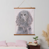Boykin Spaniel Schilderen - Kute Original Dog Art Hangend Wandkleed (Slaapkamer)