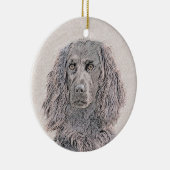 Boykin Spaniel Schilderen - Kute Original Dog Art Keramisch Ornament (Rechts)