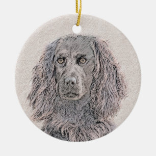 Boykin Spaniel Schilderen - Kute Original Dog Art Keramisch Ornament
