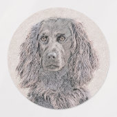Boykin Spaniel Schilderen - Kute Original Dog Art Labels (Design 2)