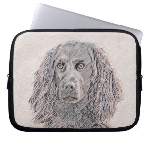 Boykin Spaniel Schilderen - Kute Original Dog Art Laptop Sleeve