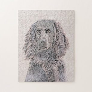 Boykin Spaniel Schilderen - Kute Original Dog Art Legpuzzel