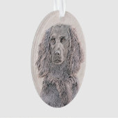 Boykin Spaniel Schilderen - Kute Original Dog Art Ornament (voorkant)