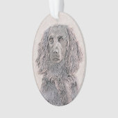 Boykin Spaniel Schilderen - Kute Original Dog Art Ornament (voorkant)