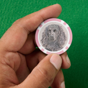 Boykin Spaniel Schilderen - Kute Original Dog Art Poker Chips