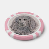 Boykin Spaniel Schilderen - Kute Original Dog Art Poker Chips (Enkel)