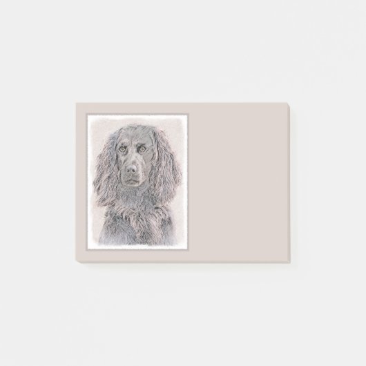 Boykin Spaniel Schilderen - Kute Original Dog Art Post-it® Notes (Voorkant)