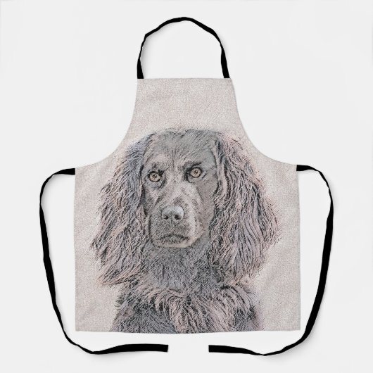 Boykin Spaniel Schilderen - Kute Original Dog Art Schort (Voorkant)