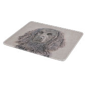 Boykin Spaniel Schilderen - Kute Original Dog Art Snijplank (Hoek)