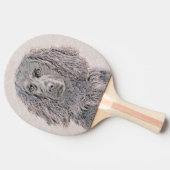 Boykin Spaniel Schilderen - Kute Original Dog Art Tafeltennisbatje (Zijkant)